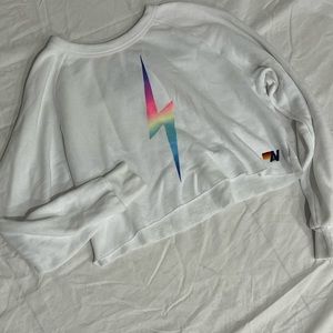 Aviator Nation crop sweater